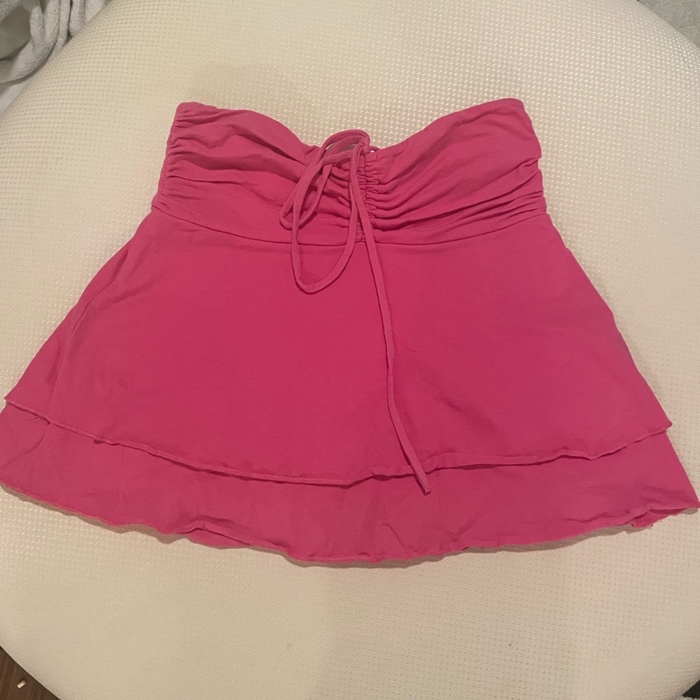 Pink Mini Skirt